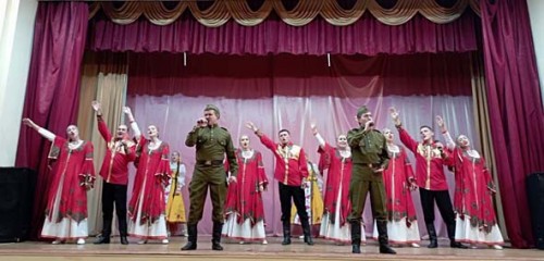 Ансамбль выступил в Козловке